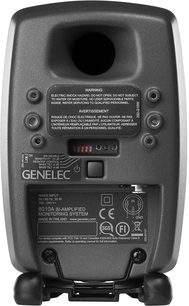 Genelec 8010A ports