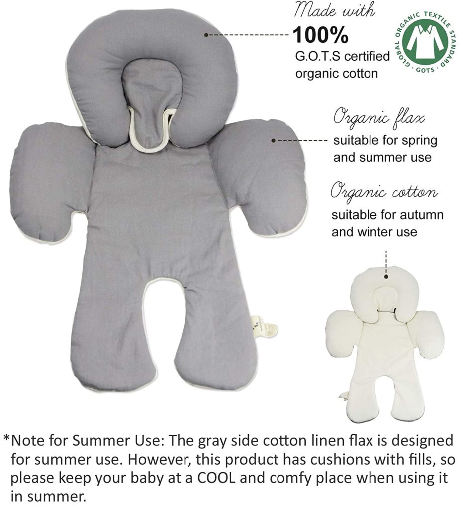 Dordor & Gorgor CuddleME Infant Head Support with Organic Cotton