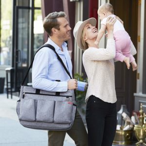 Skip Hop Diaper Tote Bag for Double Strollers