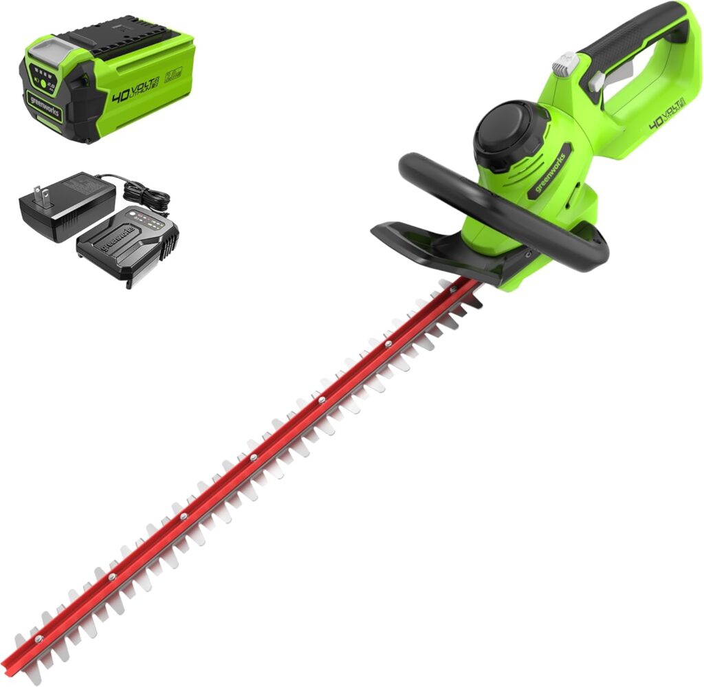 Greenworks 40V 24-Inch Cordless Hedge Trimmer