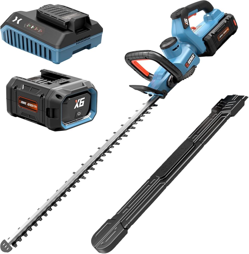 SENIX X6 60V Max 26 Cordless Hedge Trimmer (HTX6-M1)