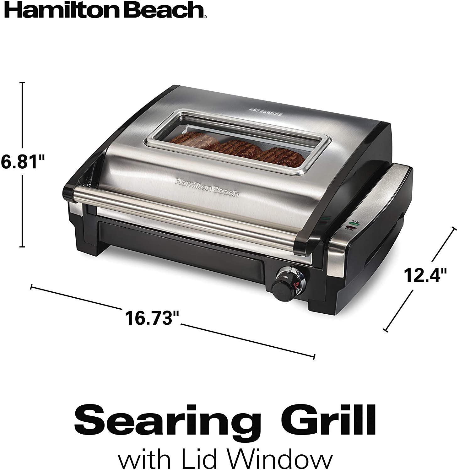 Hamilton Beach Electric Searing Grill specs