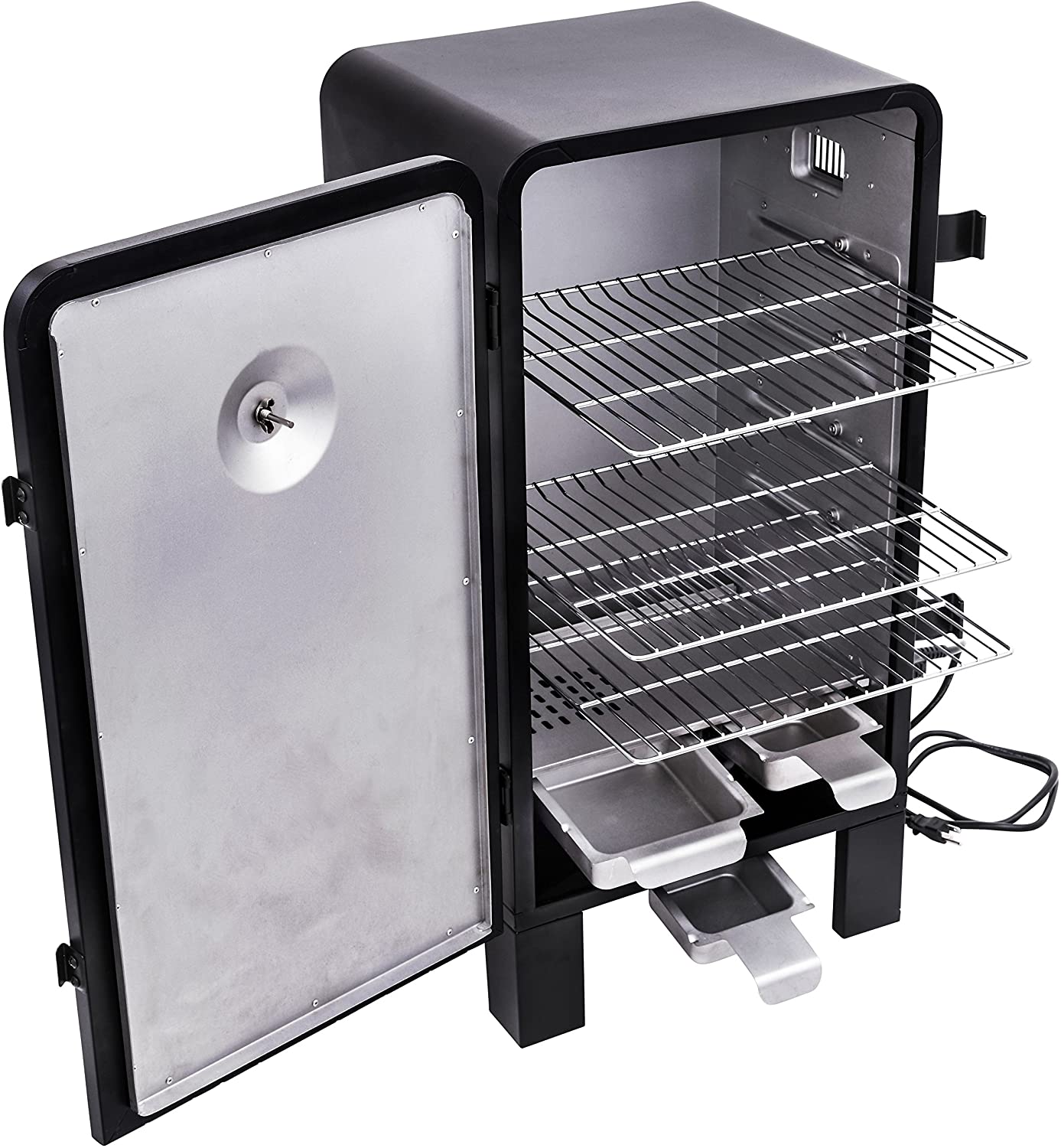 Char-Broil Analog Electric Smoker open