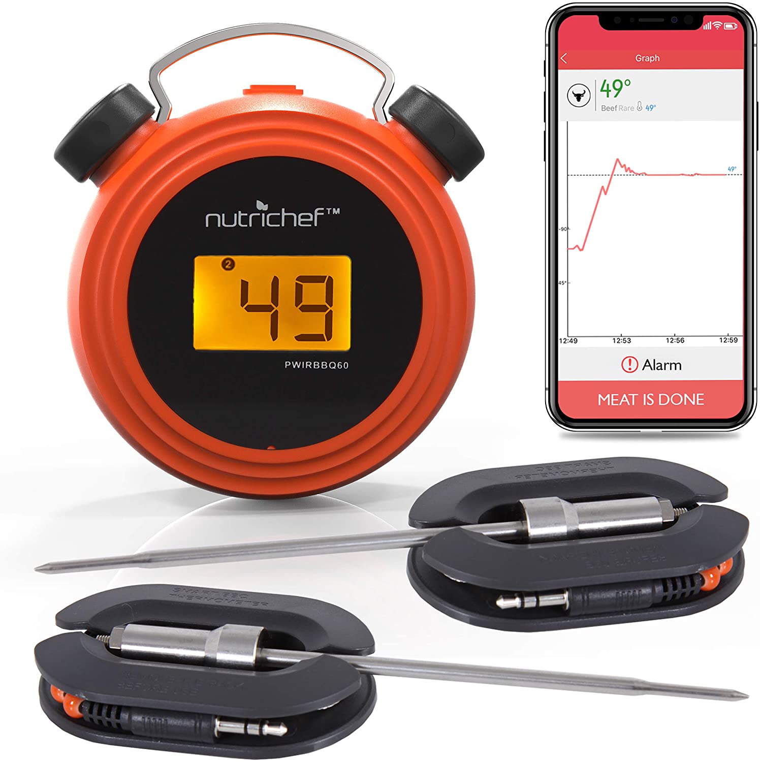 NutriChef Smart Wireless Thermometer