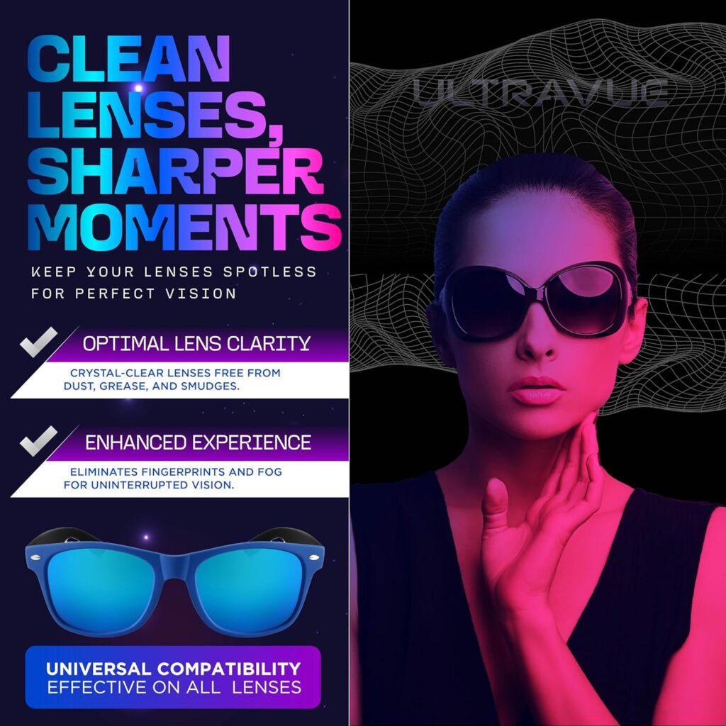 UltraVue Gel Lens Cleaner Features