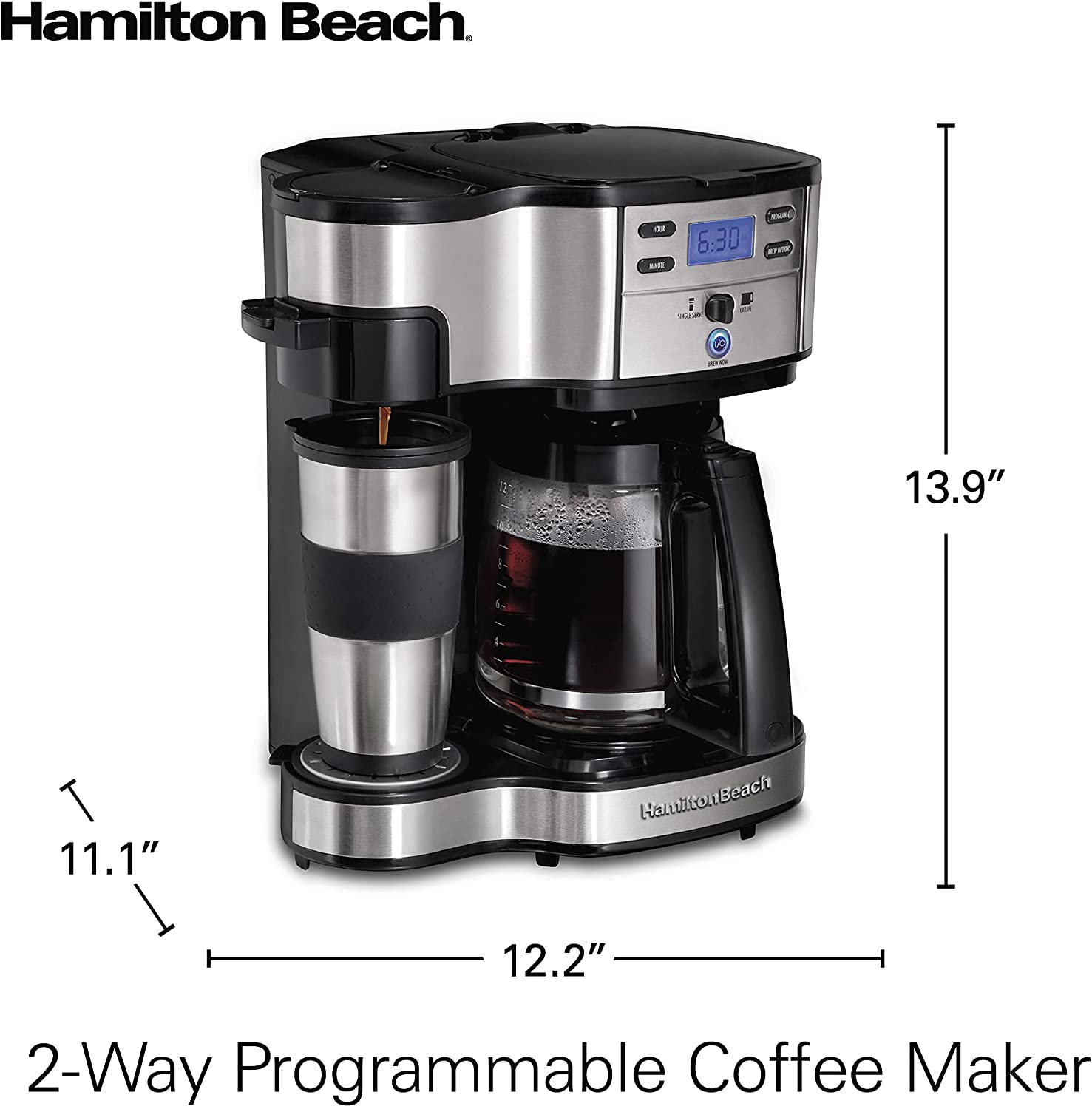Hamilton Beach 2-Way Brewer Coffee Maker