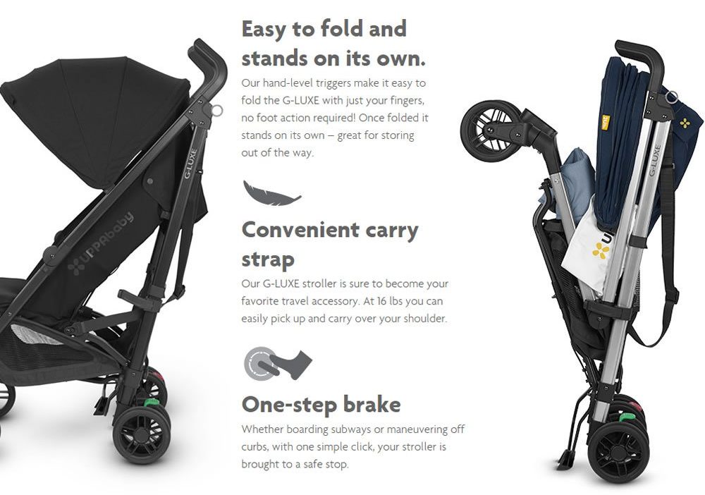 UPPAbaby G-Luxe Stroller features