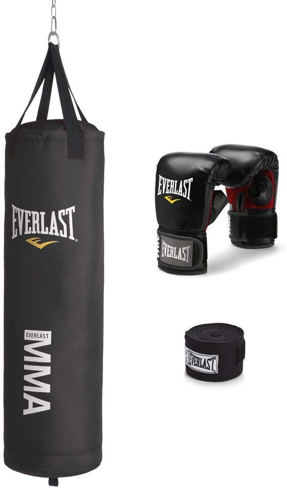 Everlast 70-Pound MMA Heavy Bag Kit