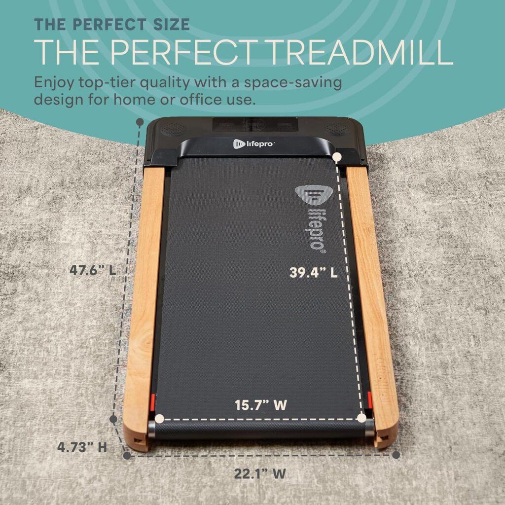 LifePro TimberTrek Treadmill dimensions