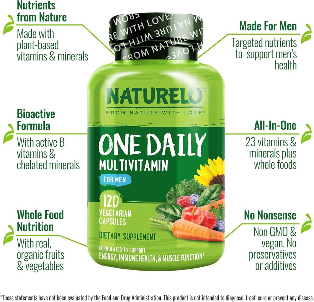 NATURELO One Daily Multivitamin for Men 