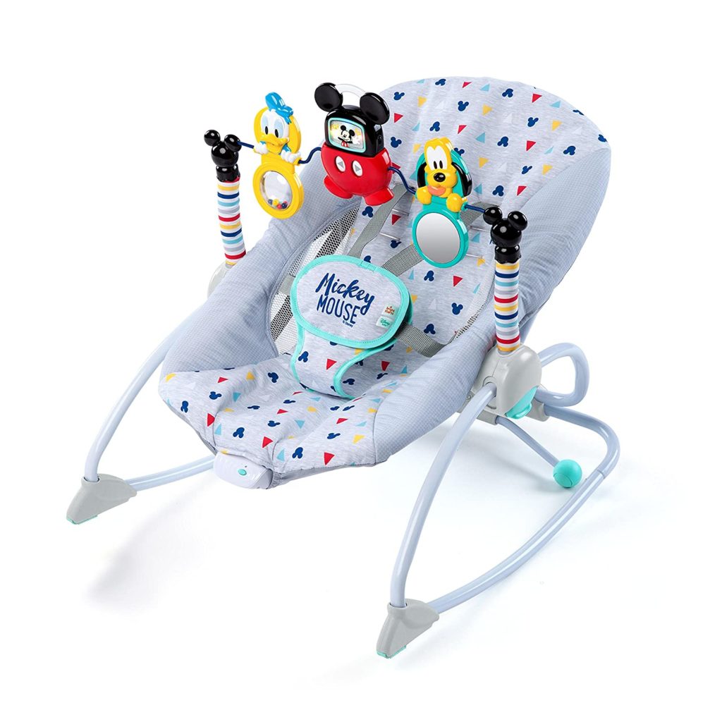 Bright Starts Disney Baby Mickey Infant to Toddler Rocker