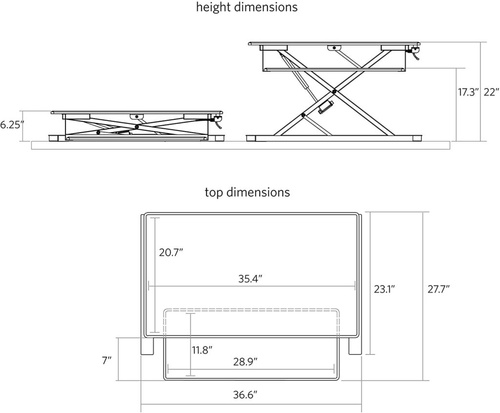 Cooper Standing Desk Converter