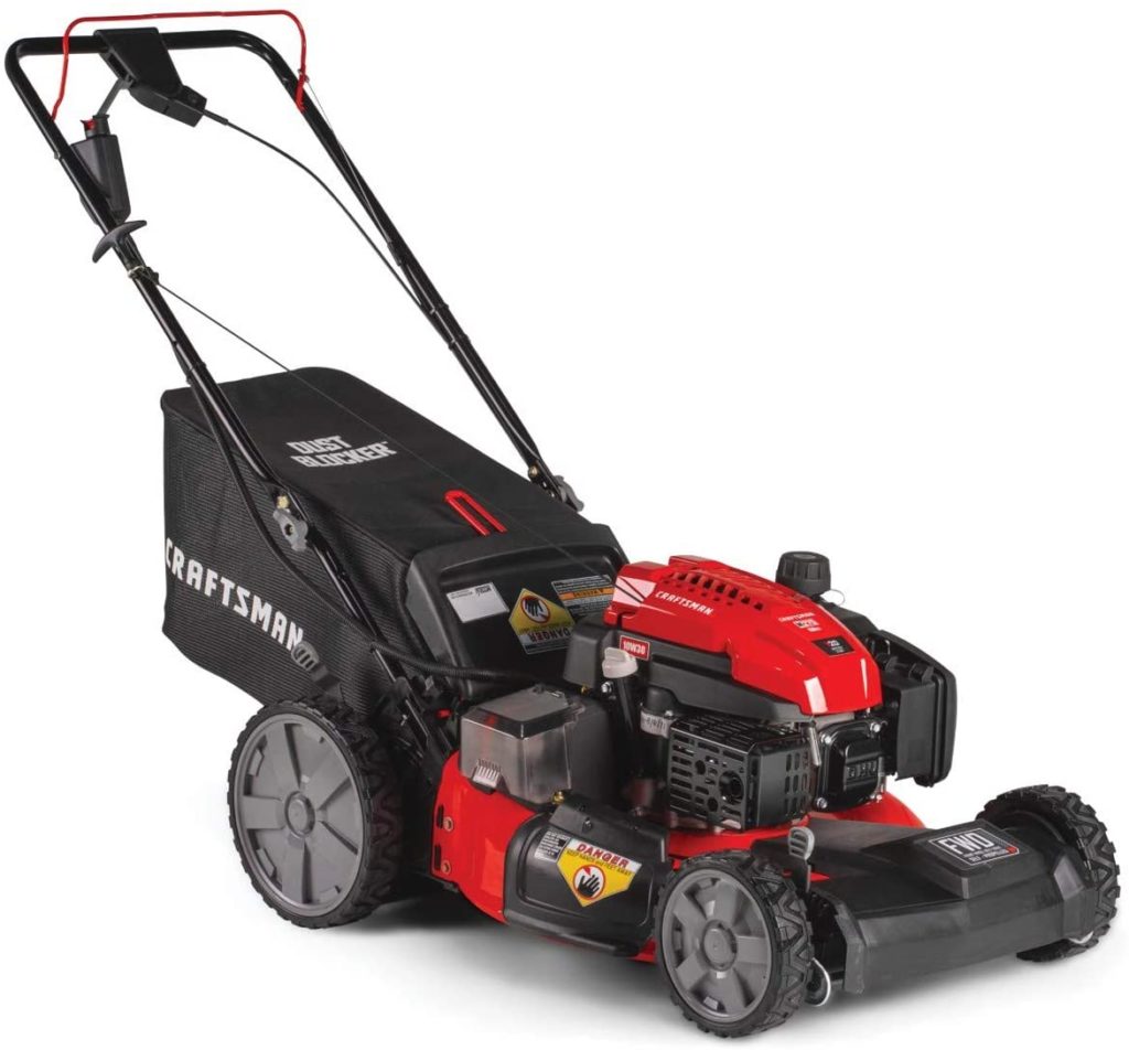 Craftsman M275 3-in-1 High-Wheeled Self-Propelled Lawn Mower