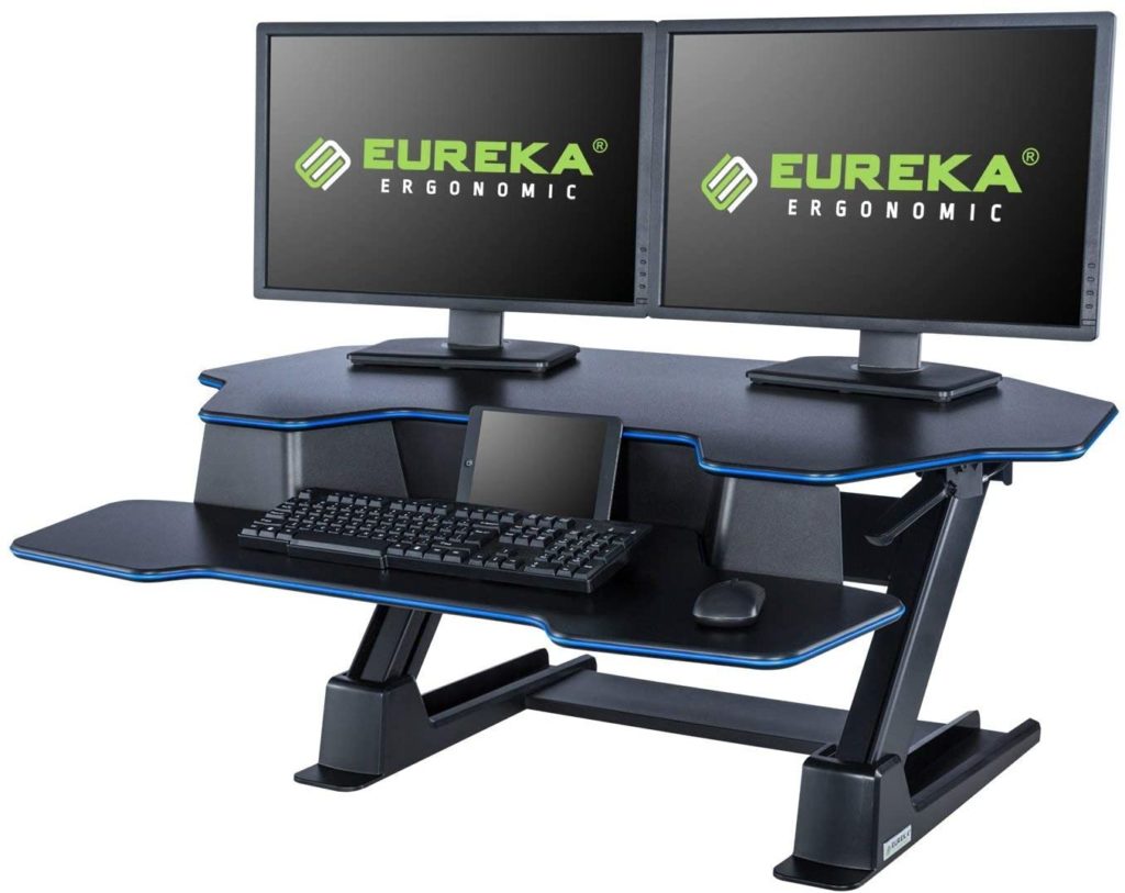 Eureka Sit-Stand Desktop and Gaming Workstation