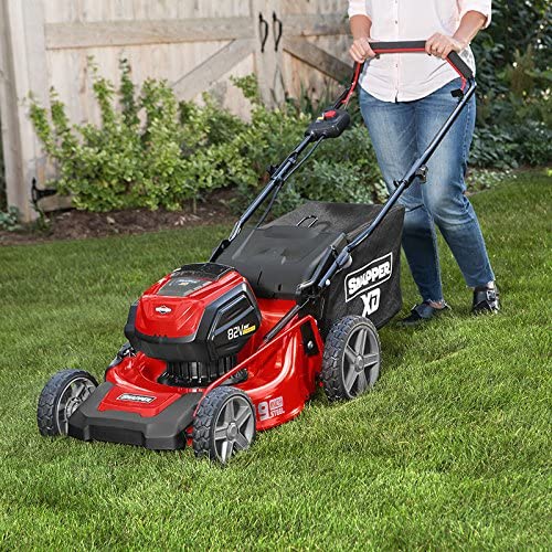 Snapper XD MAX Cordless Electric Push Lawn Mower in the field