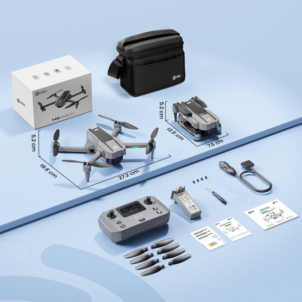Holy Stone HS440G 4K Drone package contents