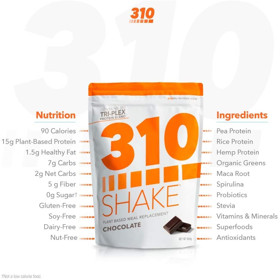 310 Nutrition Powder Shake contents