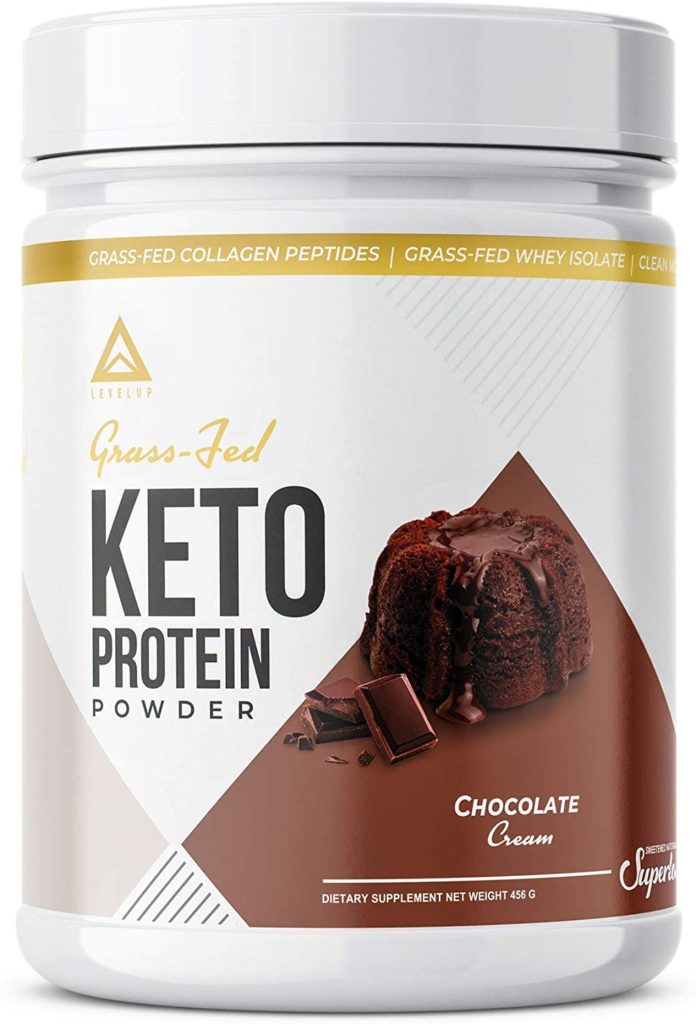 LevelUp Grass-Fed Keto Protein Powder