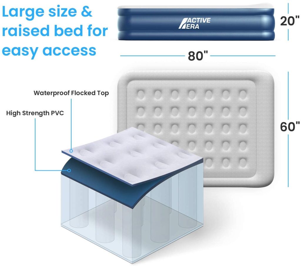 Active Era Air Mattress specifications