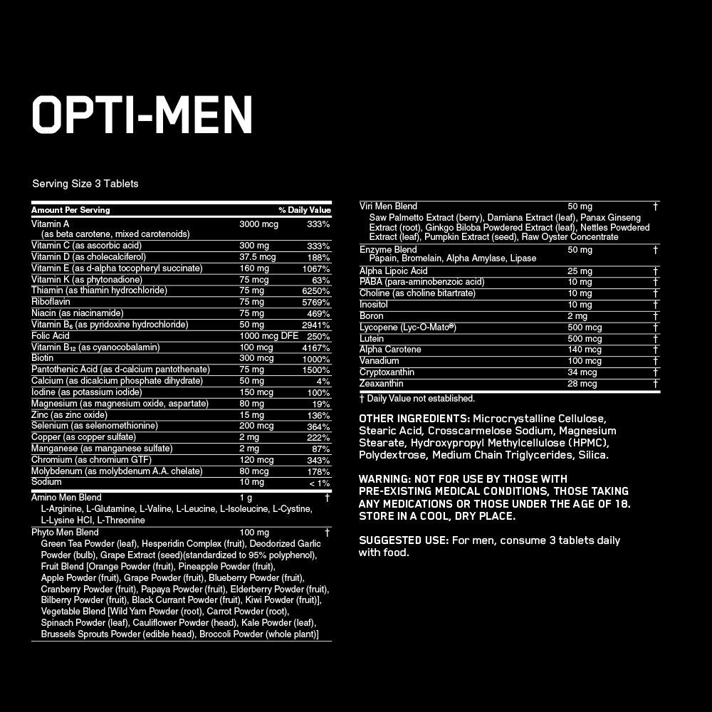 Optimum Nutrition Opti-Men