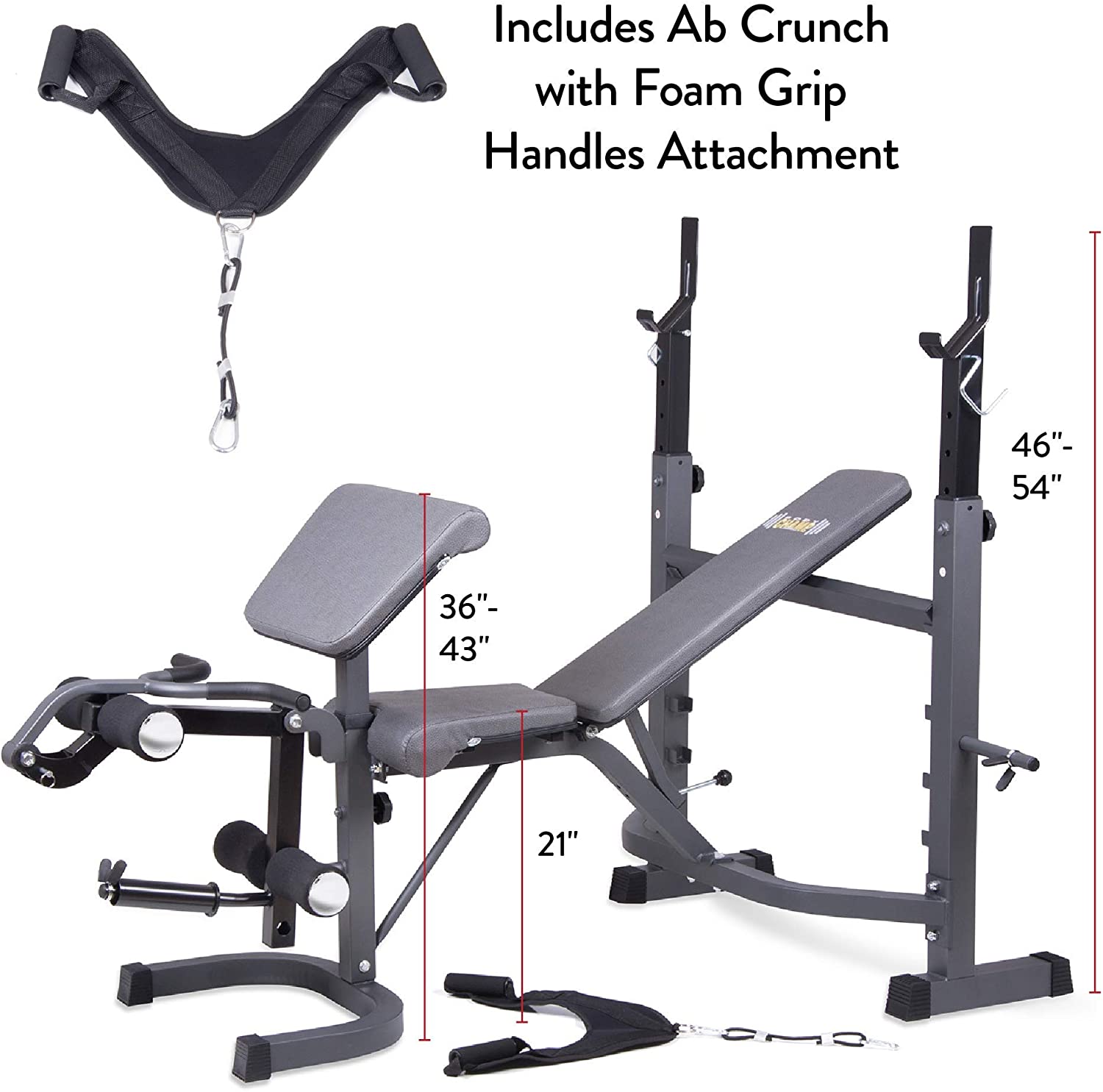 Body Champ BCB5860 Olympic Weight Bench specs