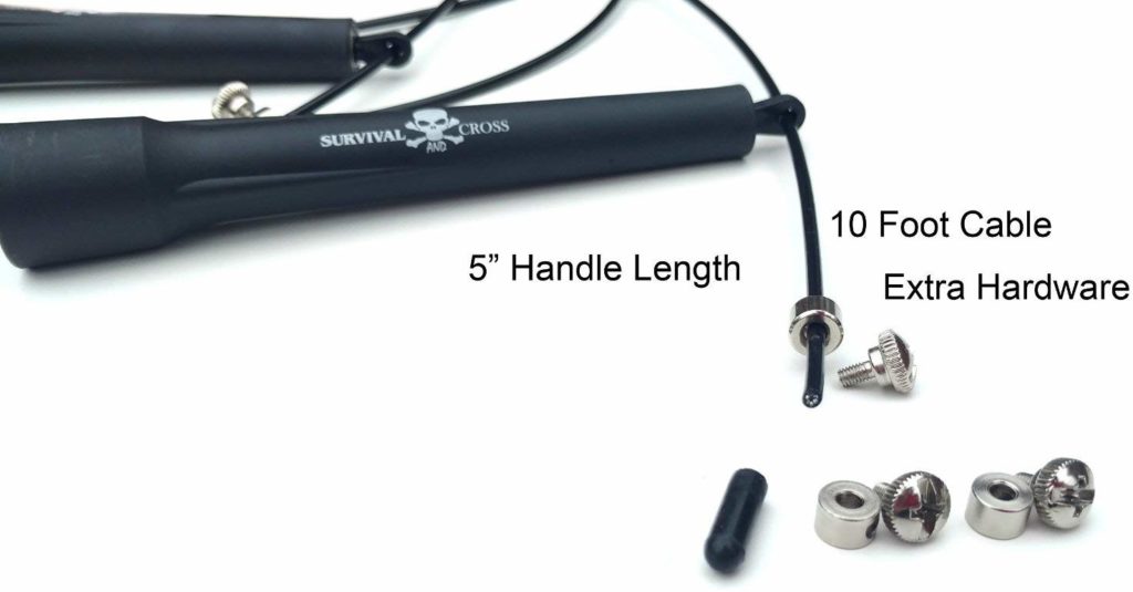 Survival and Cross Jump Rope specs