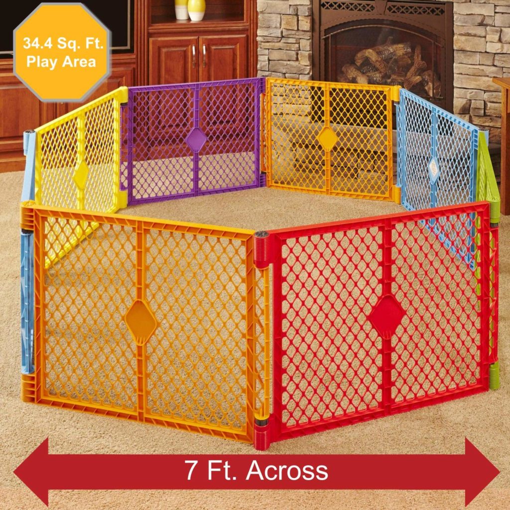 North States Colorplay 8-Panel Play Yard