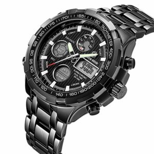 Tamlee Luxury Steel Analog Digital Watch 1