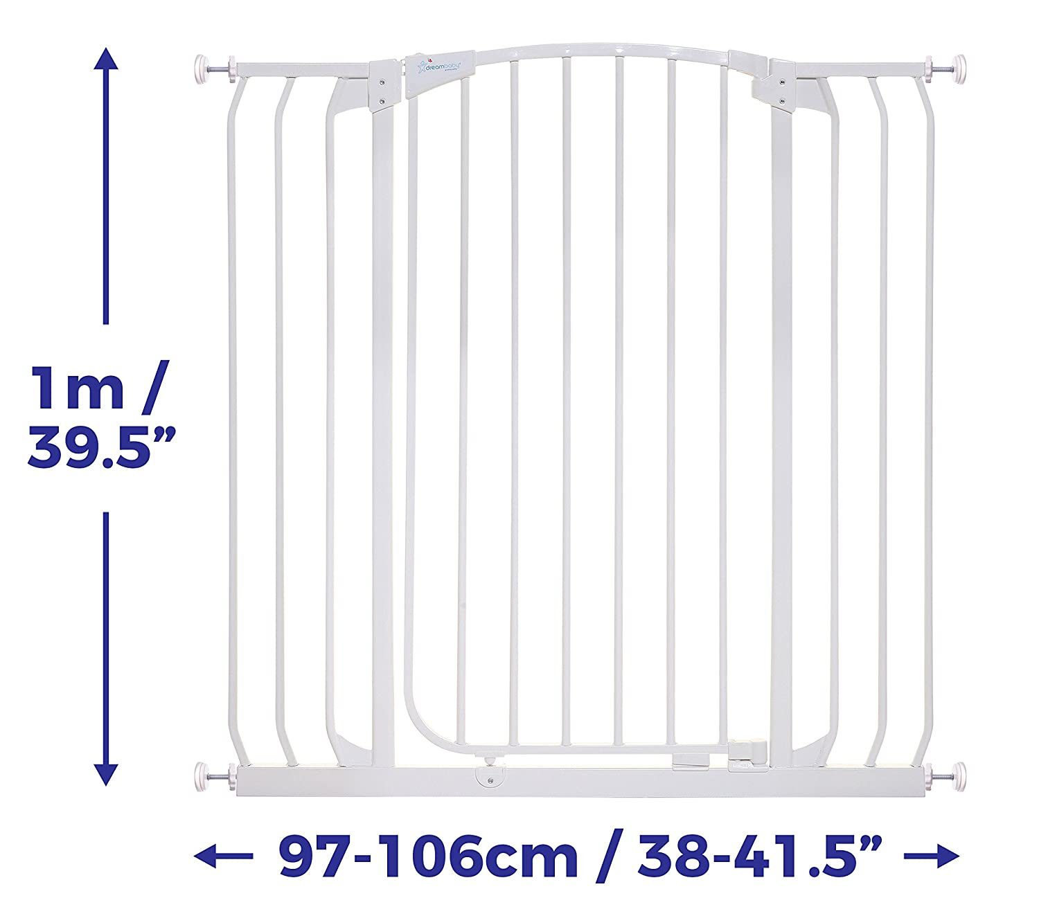 Dreambaby Chelsea Extra Tall and Wide Auto Close Security Gate