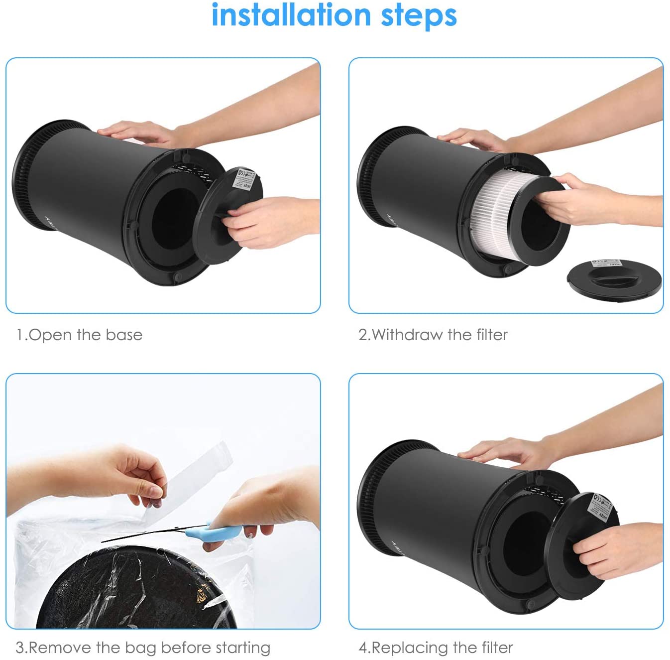 INTEY HEPA Air Purifier installation