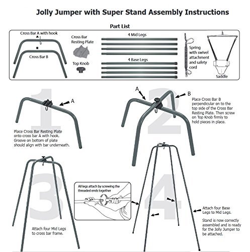 Jolly Jumper Baby Exerciser with Super Stand