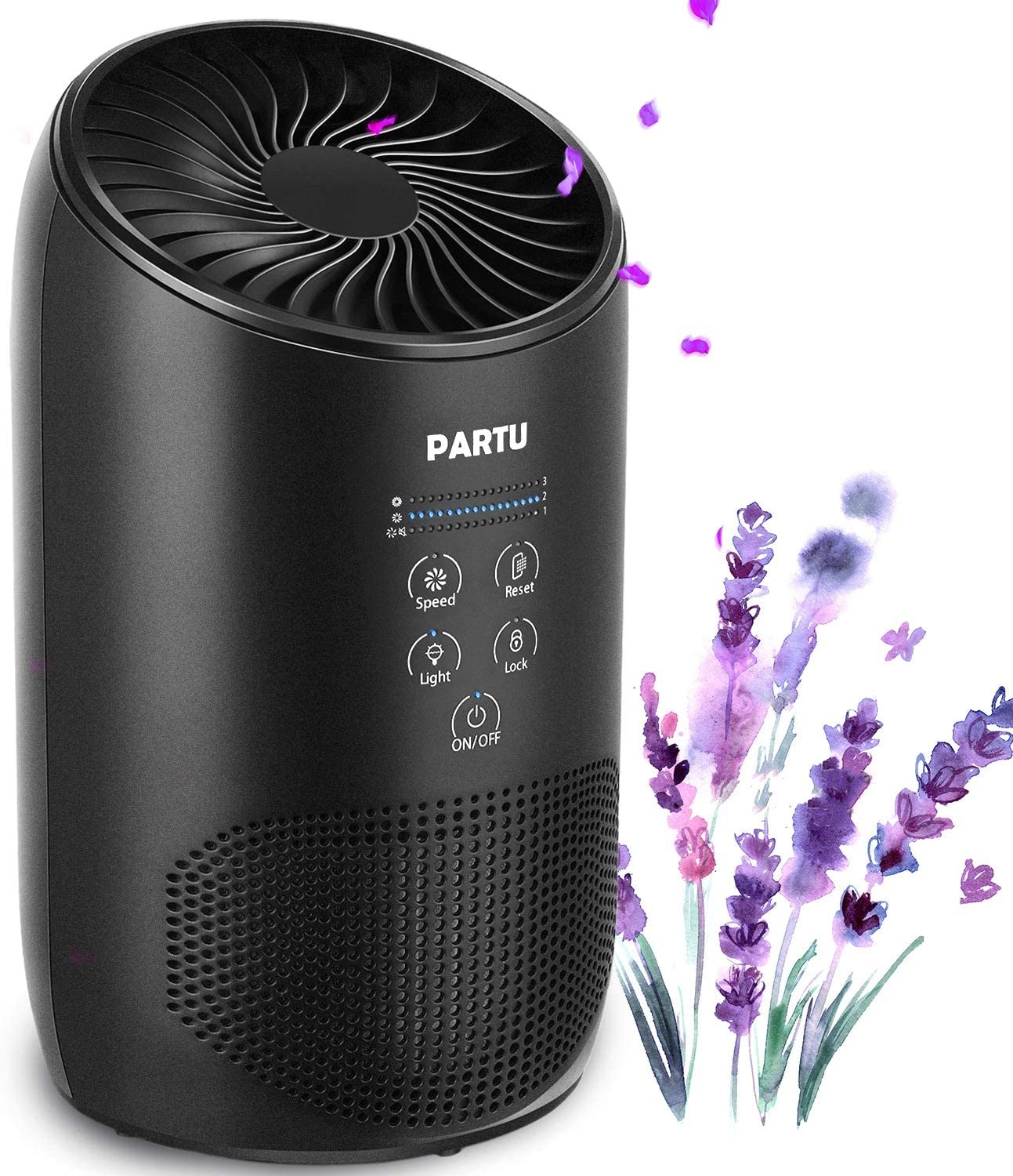 PARTU Air Purifier with True HEPA Filter