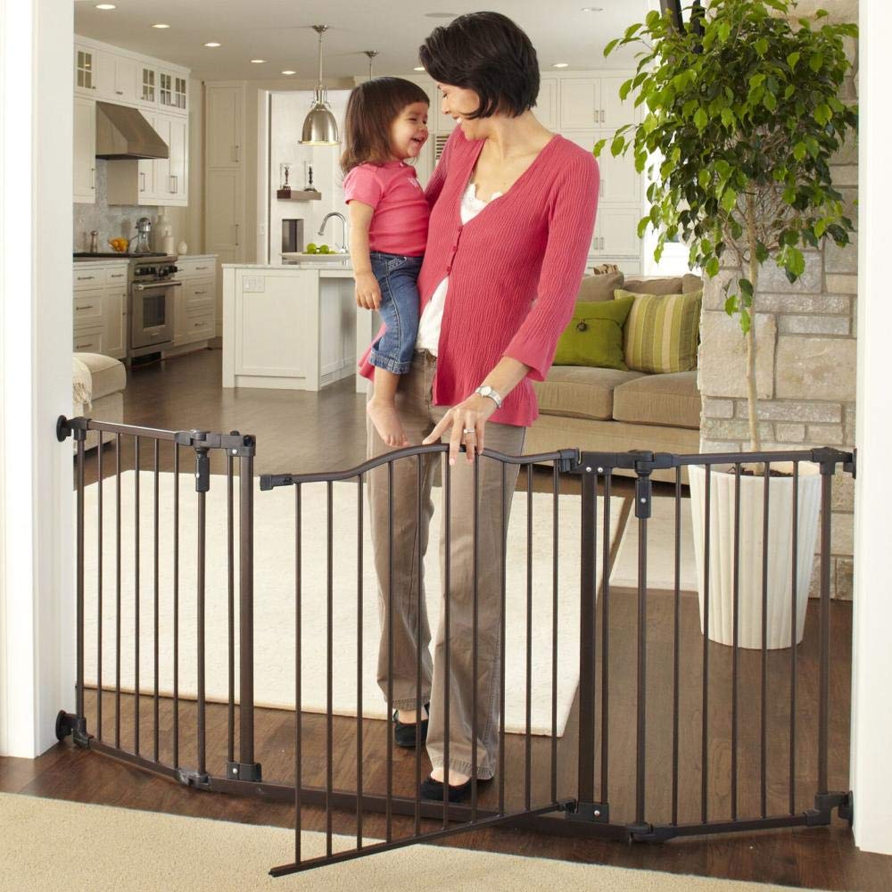 Toddleroo by North States 72” wide Deluxe Décor Baby Gate