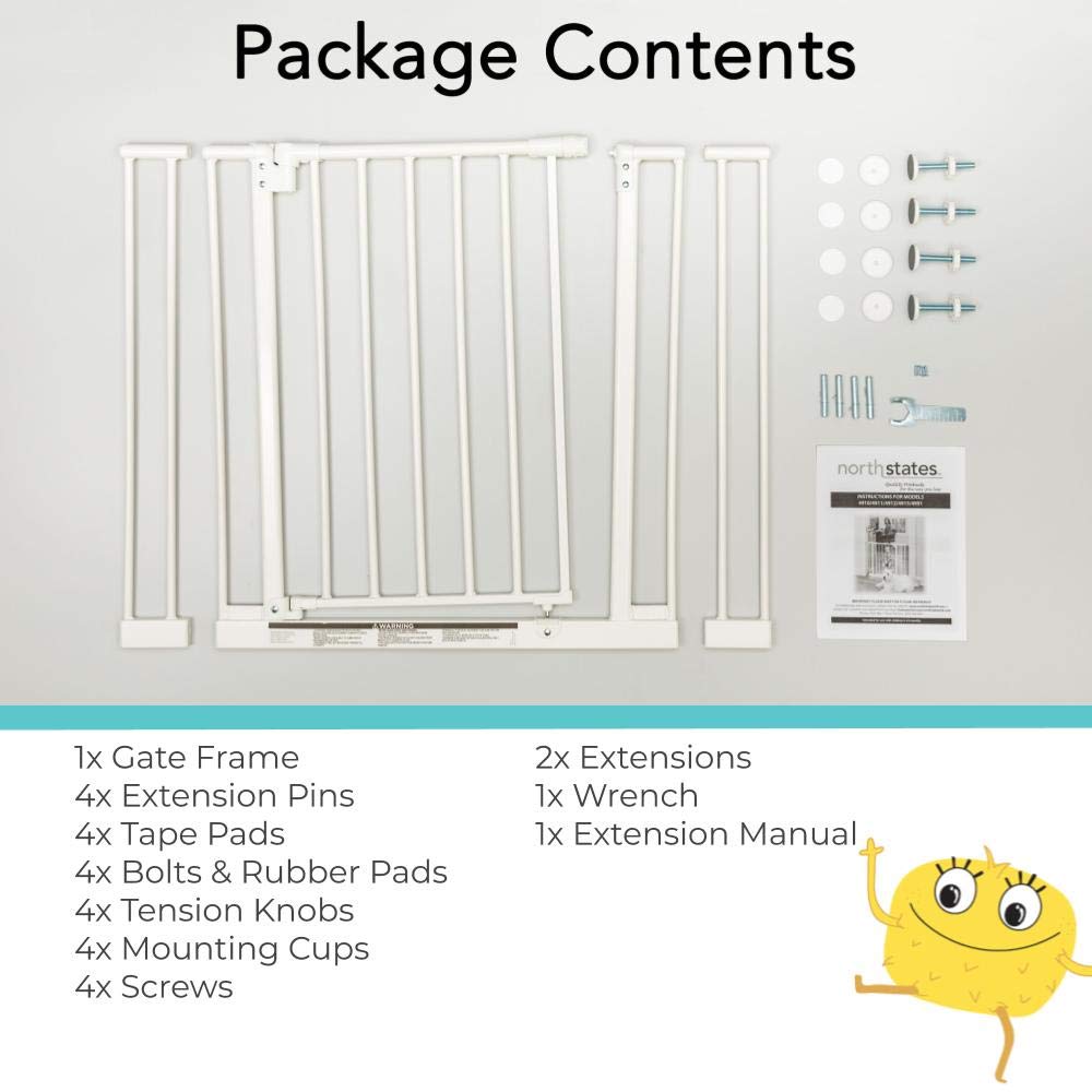 Toddleroo by the North States 38.5 Wide Easy-Close Baby Gate