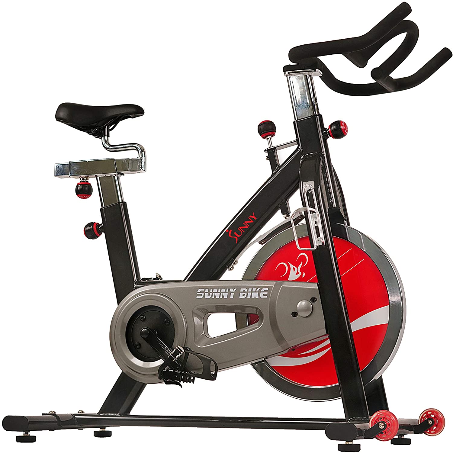 Sunny Health & Fitness 49 lbs. Chromed Indoor Cycle Bike