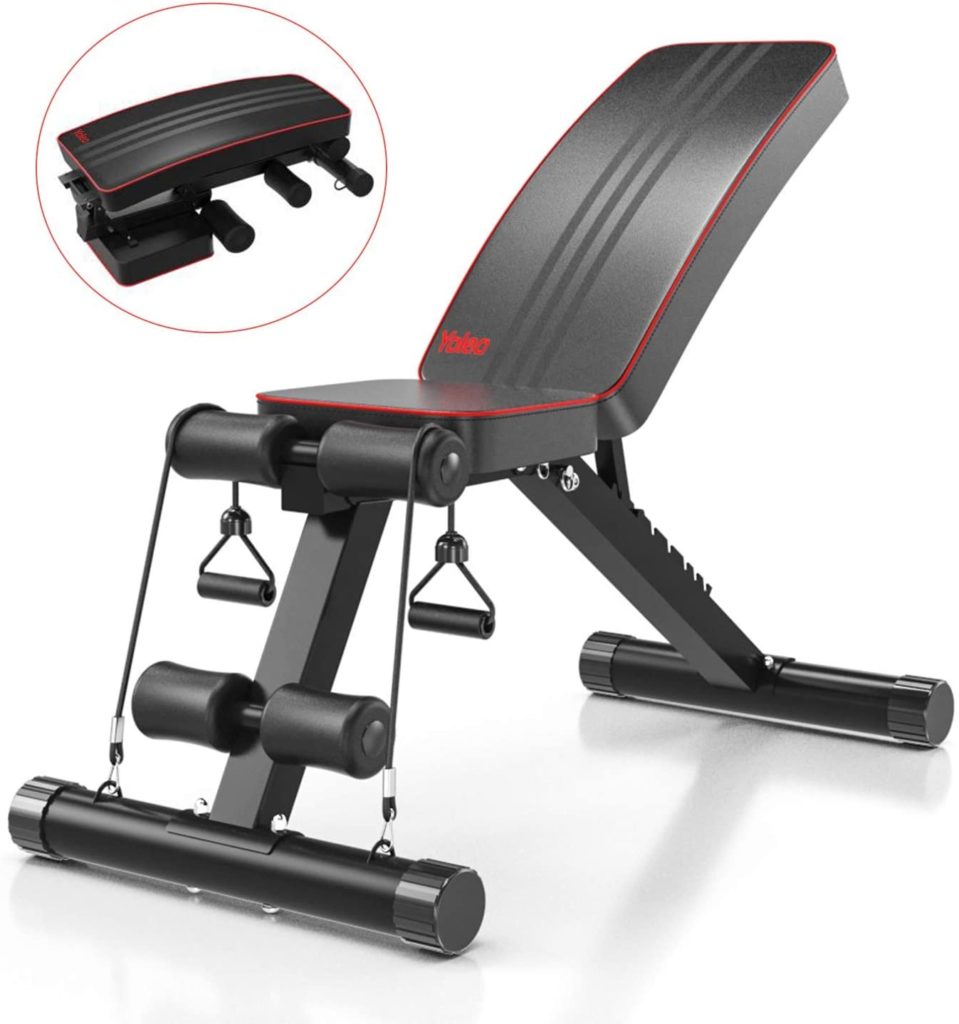 Yoleo Adjustable Weight Bench