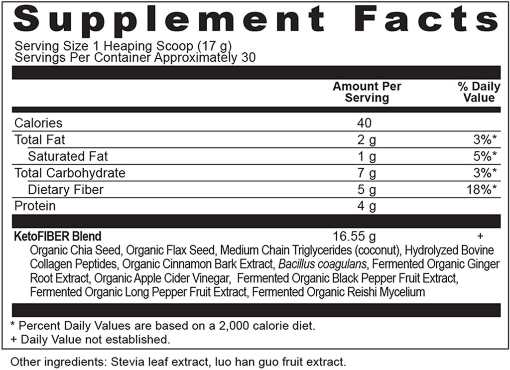 Ancient Nutrition KetoFIBER Powder