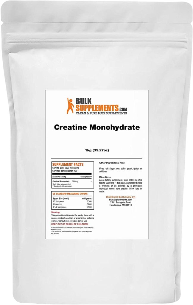 BulkSupplements Creatine Monohydrate