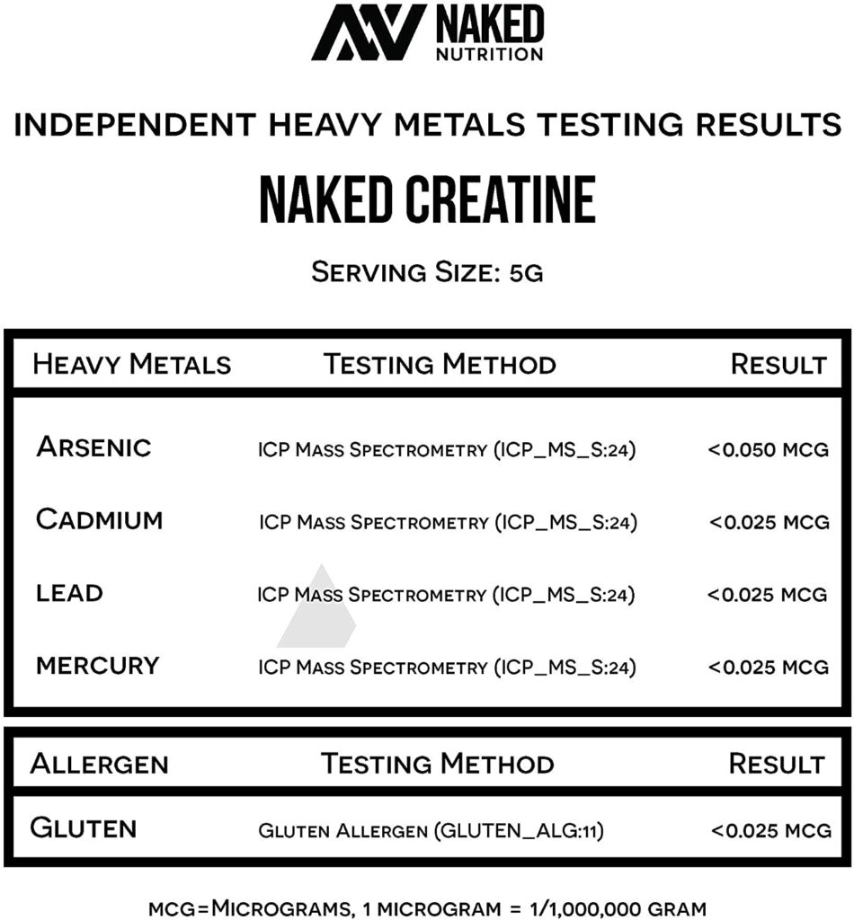 NAKED Pure Creatine Monohydrate Powder