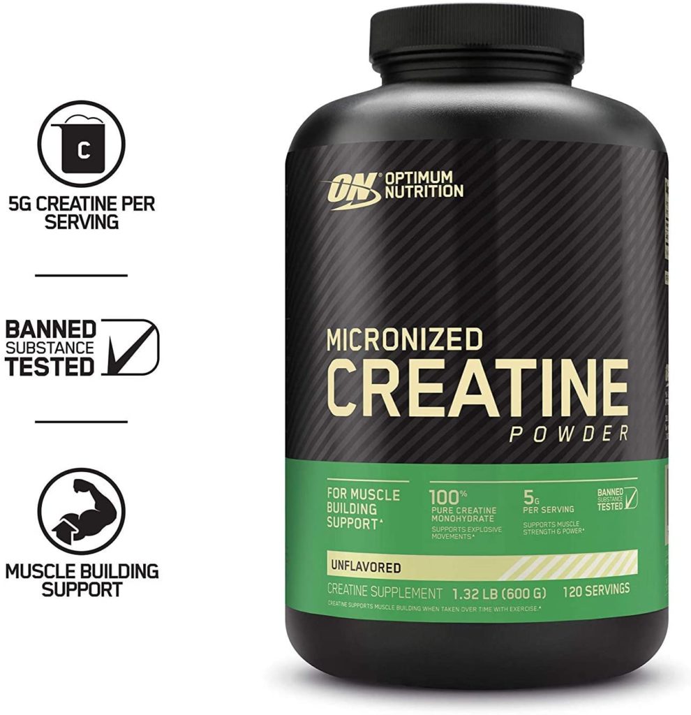 Optimum Nutrition Micronized Creatine Monohydrate Powder