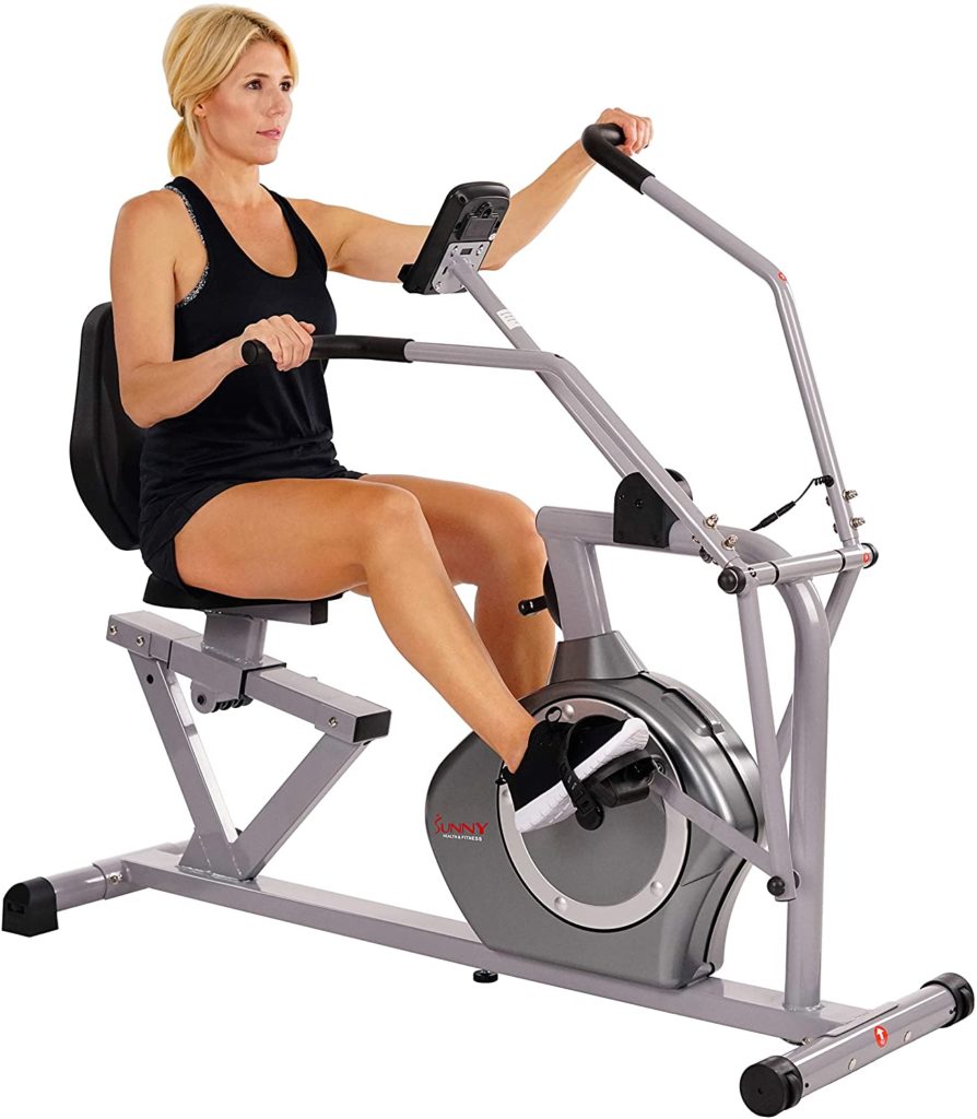 Sunny Health & Fitness Magnetic Recumbent Bike Exercise Bike - SF-RB4708