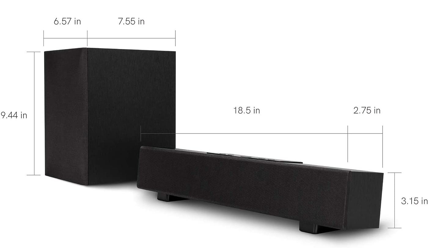 Atune Analog Sound Bar specs