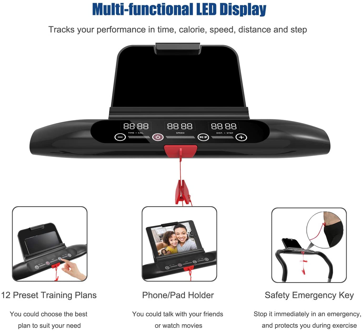 FYC Folding Treadmill instrument cluster