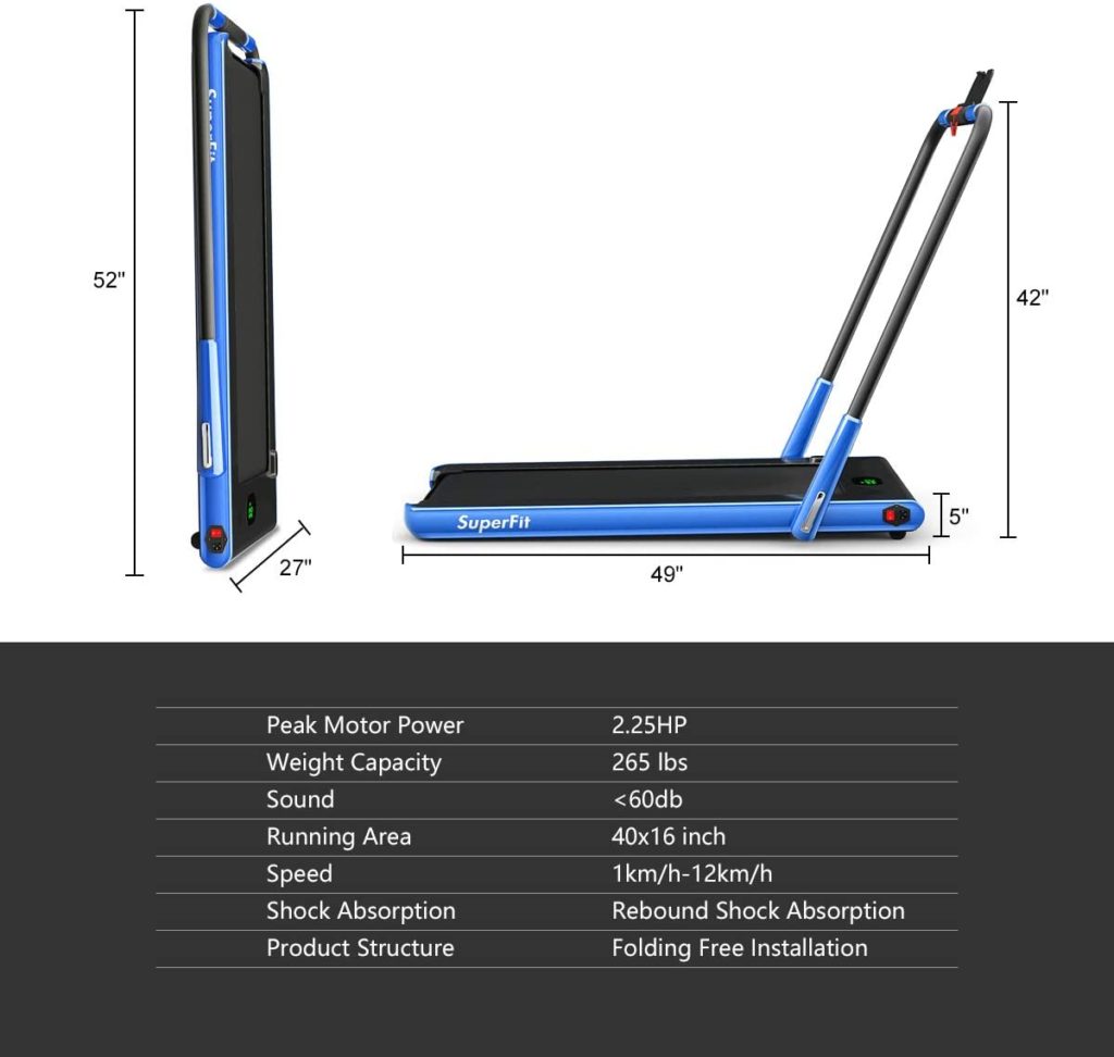 GYMAX Walking Treadmill