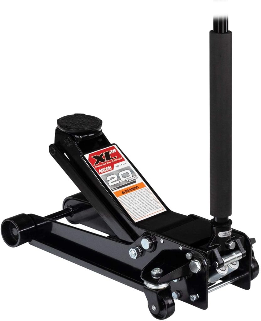 Arcan Low-Profile Quick Rise Steel Floor Jack