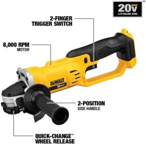 Dewalt 20V Max angle grinder