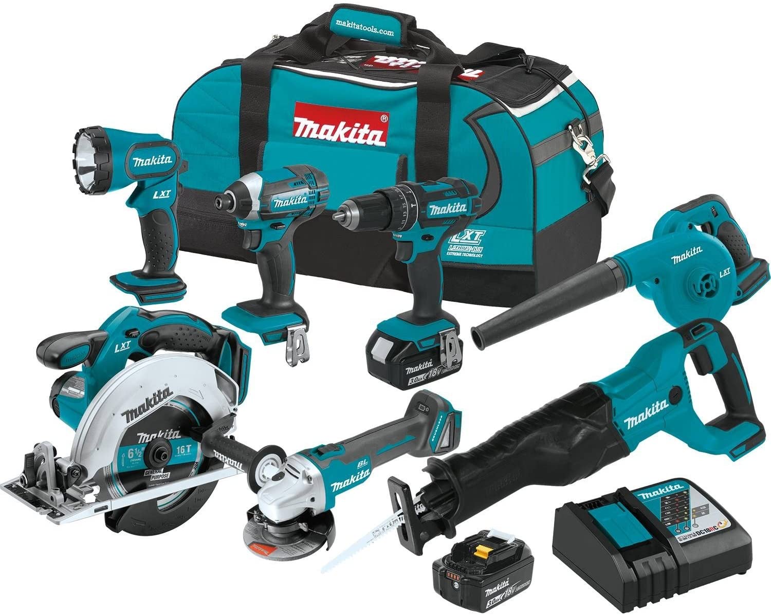 Makita XT706 3.0Ah 18V LXT Cordless Combo Kit