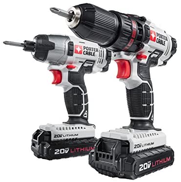 Porter-Cable 20V Max Cordless Drill Combo Kit, 2-Tool dill