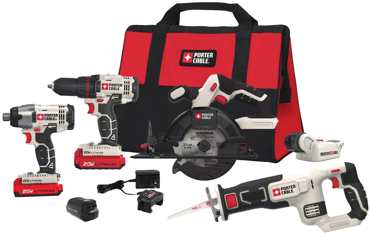 Porter-Cable 20V Max Cordless Drill Combo Kit