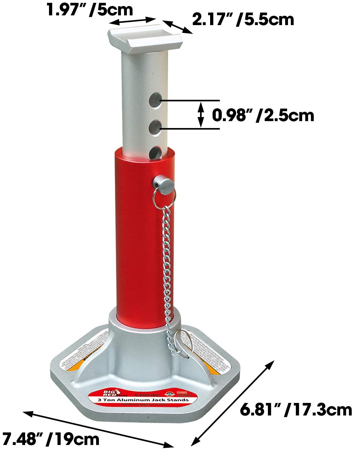 Big Red T43004 Torin Jack Stand specs